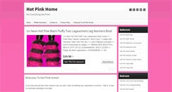 Desktop Screenshot of hotpinkhome.com