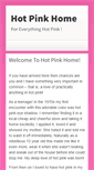 Mobile Screenshot of hotpinkhome.com